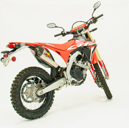 Graves honda crf450l / crf450x 19-23 titanium exhaust exh-19c4x-sot