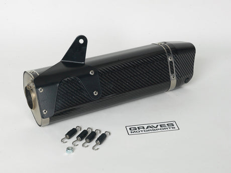 Sistema de escape Graves motorsports full ti carbono FZ-09 2014-2016 + FJ-09 2015-2020 + XSR900 2017-2020 + MT-09 2018-2020 EXY-14FZ09-FTC 