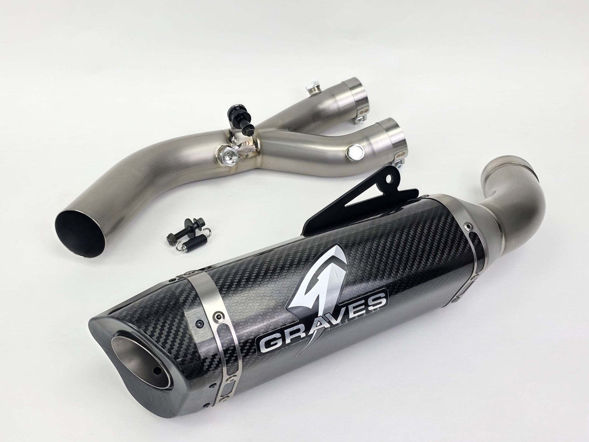 Graves Motorsports Cat Eliminator Exhaust System  For  R1 15-2026  Exy-15r1-Cetc-2