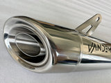 Vandemon Ninja H2 H2R Titanium Slip-On 2015-2025 2026  KAWAH2TIMUFPOLA VA-142