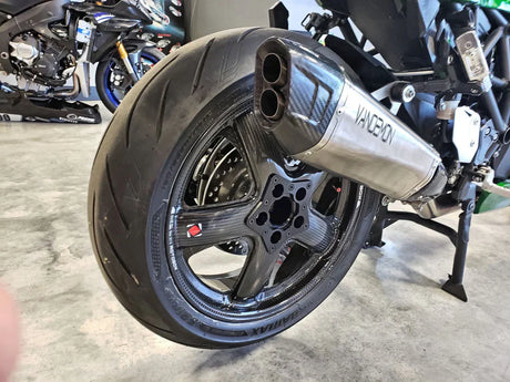 IN STOCK Vandemon Kawasaki H2 SE SX Vandemon Titanium Exhaust System 2018-25 KAWAH2SESXTIEXHSYSC VA-133