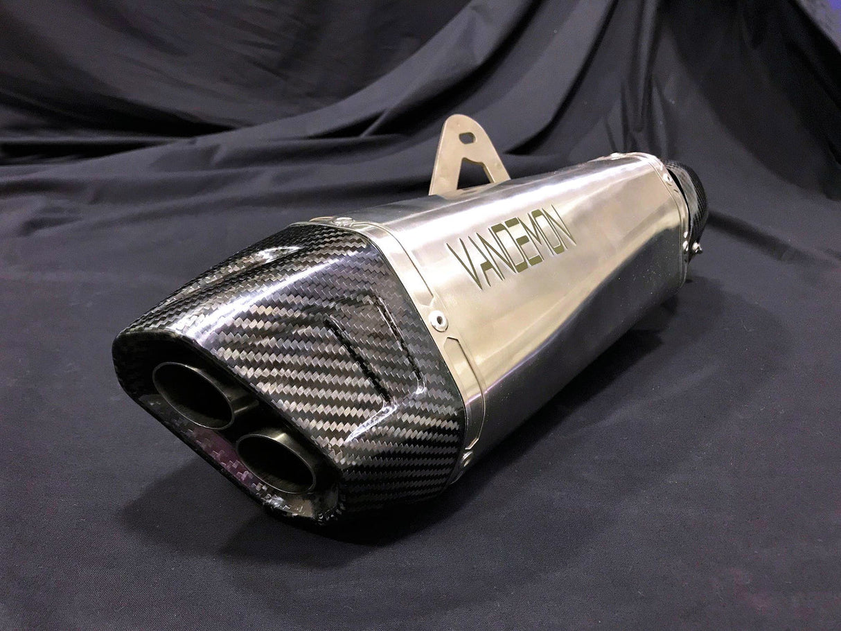 Vandemon Titanium Slip-On Muffler Kawasaki H2 SE SX  2018-26 KAWAH2SESXTITBRMUF6 VA-148
