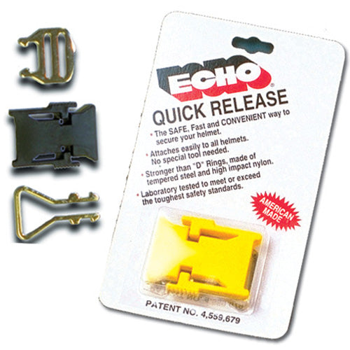 Echo Helmet Quick Release - Yellow HQR4