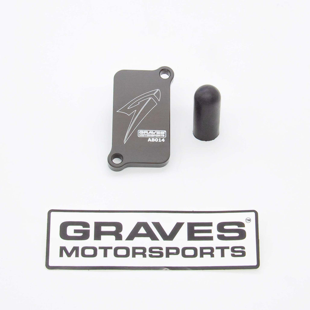 Graves Motorsports Smog Block Off Plate Honda CB300/CRF250/300  AB014