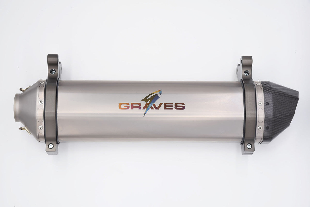 Graves motorsports  cat-back slip-on exhaust Talon 1000 2019-2023 EXH-20T1-CBTT