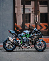 Vandemon  H2 H2R 2015-2024 Bimodal Stealth Titanium Exhaust System KAWAH2TICSPOLEXHWV VA-48