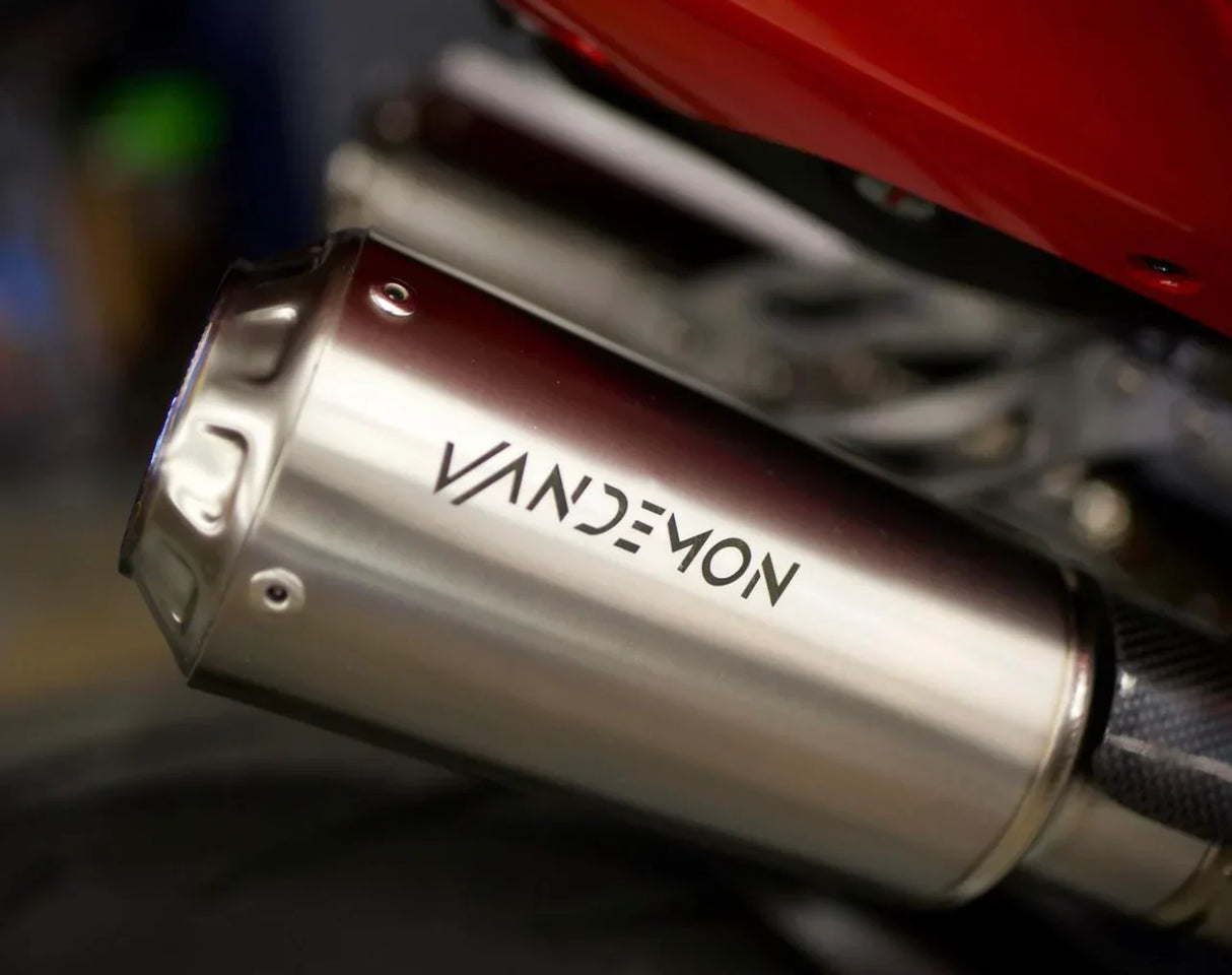 Vandemon Ducati Panigale/ Streetfighter V2 955 Full Titanium High Mount Exhaust System 2019-24 DUCV2TIEXHSMESA VA-125