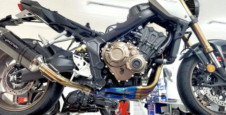 Vandemon  Honda CB650F, CBR650F, CB650R, CBR650R Vandemon Titanium Exhaust System HONCB650RTIEXHA VA-52