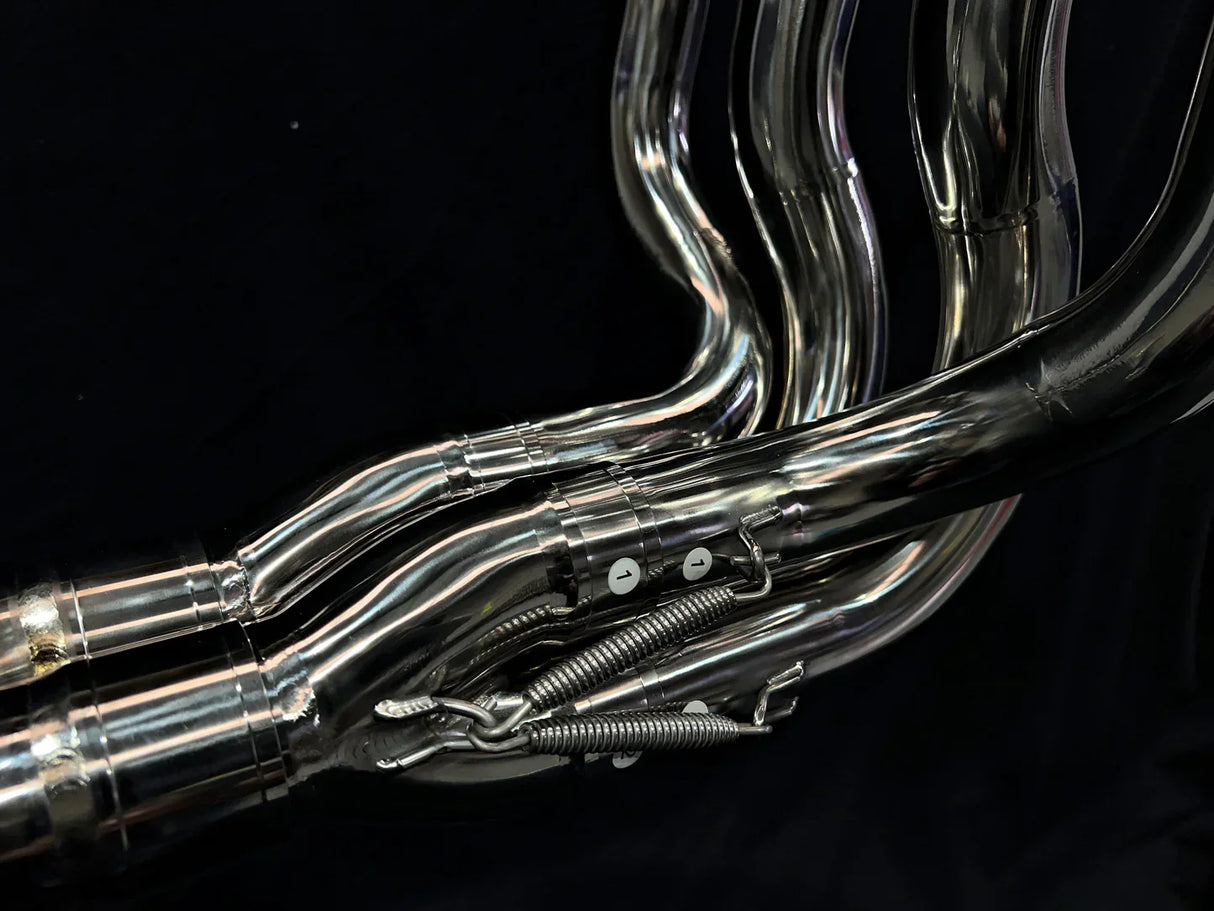 Vandemon  Bimodal Stealth Titanium Exhaust System H2 SE SX   2018-2025 KAWAH2SESXTIEXSYWVB VA-21