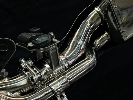 Vandemon  Bimodal Stealth Titanium Exhaust System H2 SE SX   2018-2025 KAWAH2SESXTIEXSYWVB VA-21