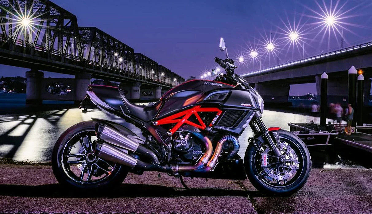 Vandemon  Ducati Diavel 1200 Titanium Exhaust System 2011-2017 DUCDVLTITEXH15A