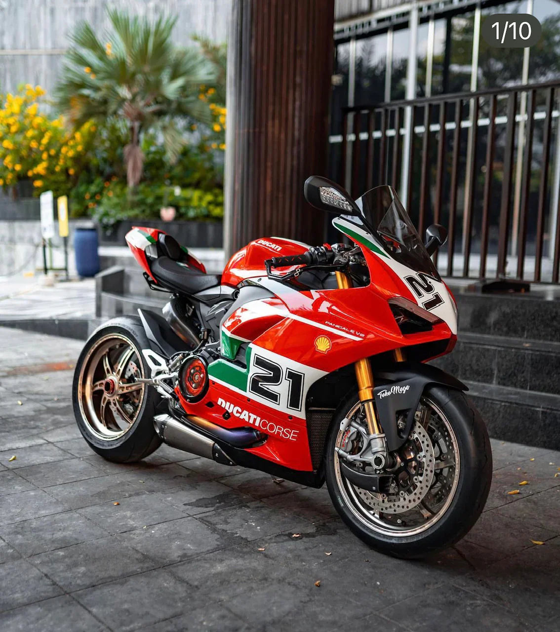 Vandemon Ducati V2 Panigale & Streetfighter Titanium Low Mount Exhaust System 2020-24 DUCV2TIEXHSBELA VA-129