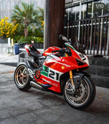 Vandemon Ducati V2 Panigale & Streetfighter Titanium Low Mount Exhaust System 2020-24 DUCV2TIEXHSBELA VA-129