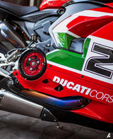 Vandemon Ducati V2 Panigale & Streetfighter Titanium Low Mount Exhaust System 2020-24 DUCV2TIEXHSBELA VA-129