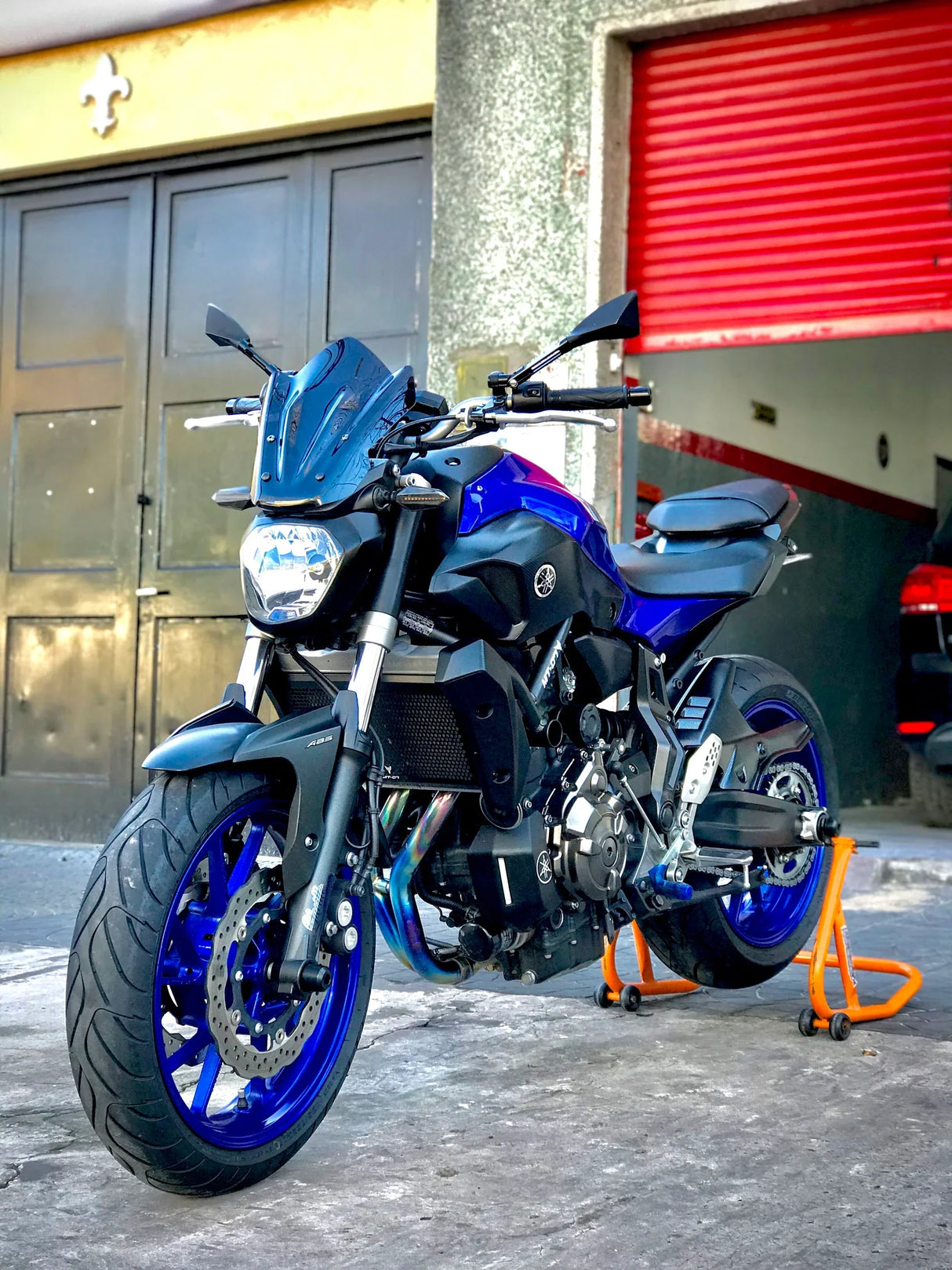 Vandemon  Yamaha MT07 FZ07 XSR700 Titanium Exhaust System 2025-2026 YAMAMT07EXHTITANB VA-173