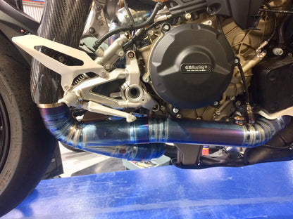 Vandemon  Ducati Panigale 1199S, 1299S, 1299 SP & R Titanium High Mount Exhaust System DUC129TIEXHMESA