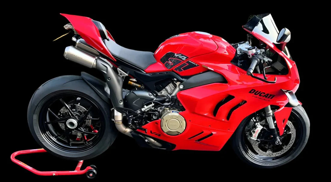 Vandemon Ducati Panigale V4,V4S,V4R & Streetfighter V4 2018-24 Titanium High Mount Exhaust System  DUCV4PANHMEXHMESA VA-124
