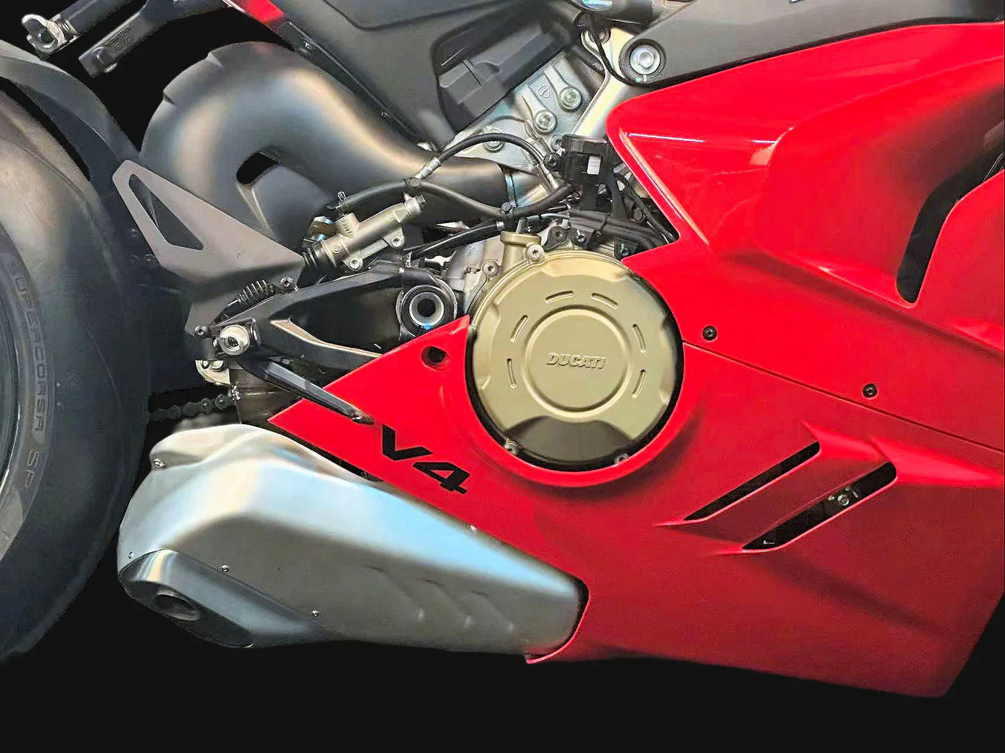 Vandemon Ducati Panigale & Streetfighter V4 Stealth Titanium Slip-On 2023-2024 DUCV4PANTIEXHWVA
