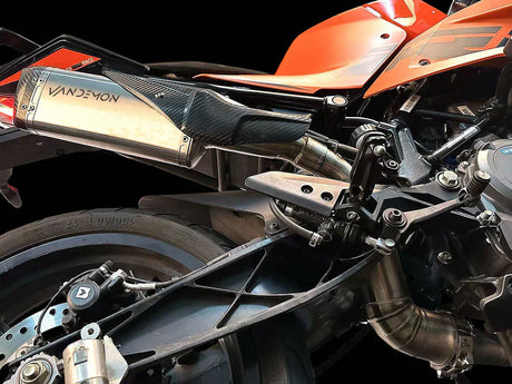 Vandemon  KTM RC 390 & 390 DUKE Titanium Exhaust System 2022-2023 KTMRC390TIMUFB VA-59