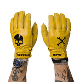 IN STOCK IMPERIAL MOTO  Scrambler Gloves - YELLOW - XL