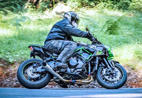 Vandemon Polished Titanium Exhaust System Ninja ZH2 2020-25 KAWAZH2TIEXHSYSPOLB VA-10