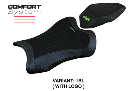 IN STOCK Tappezzeria Italia Kawasaki Ninja ZX10R 2021-2025 Seat Cover Comfort in Black with logo