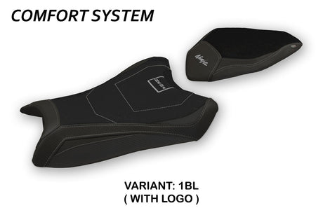 IN STOCK OPEN BOX  Tappezzeria Italia Kawasaki Ninja ZX6R 2019-2025 Seat Cover Comfort in Black KWZX619A-1BL-1