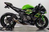 Graves Motorsports Cat-Back Slip-On Titanium Exhaust Zx6-R 2019-2025 Exk-19zx6-Cbtt