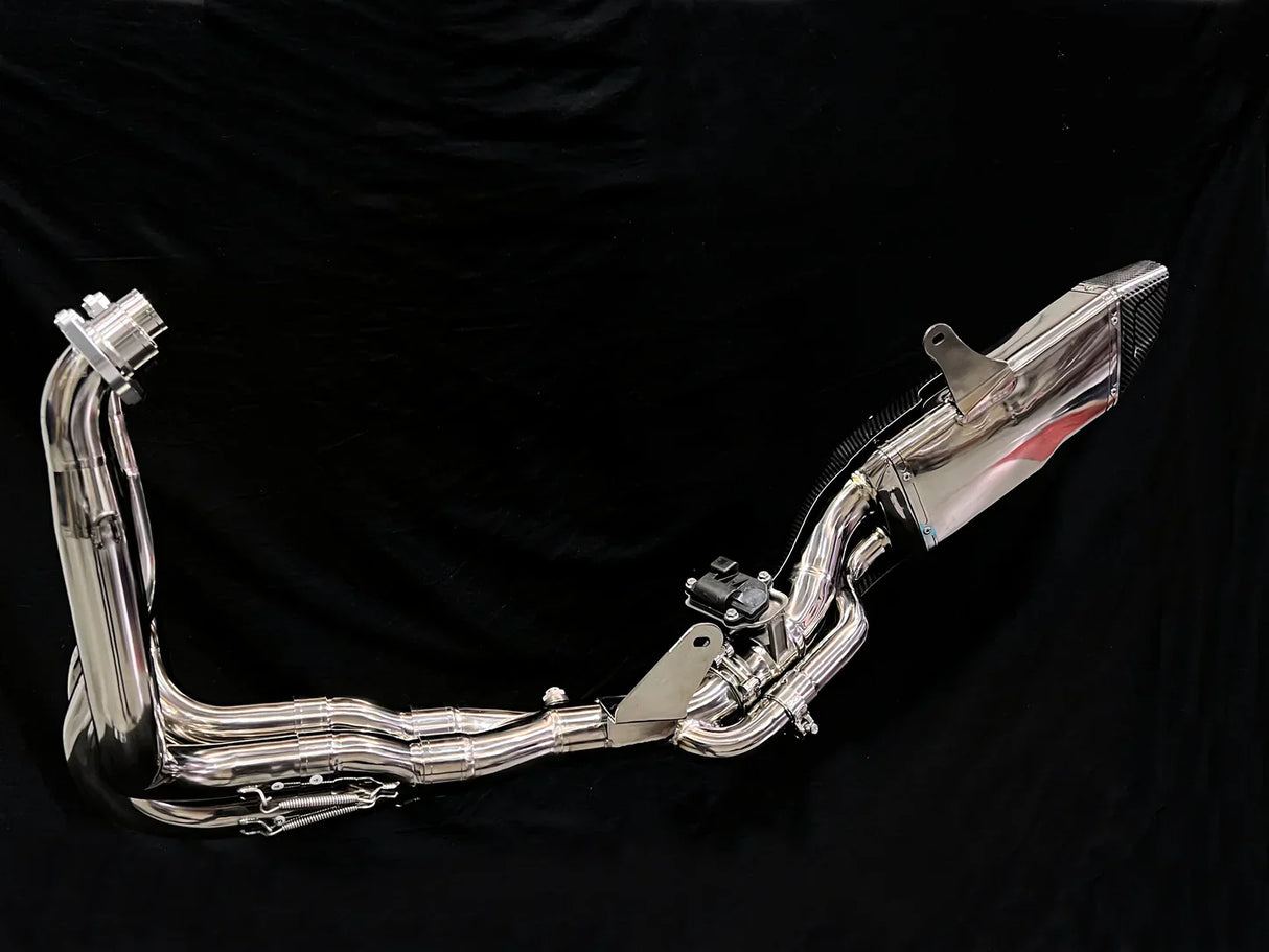 Vandemon  Bimodal Stealth Titanium Exhaust System H2 SE SX   2018-2025 KAWAH2SESXTIEXSYWVB VA-21