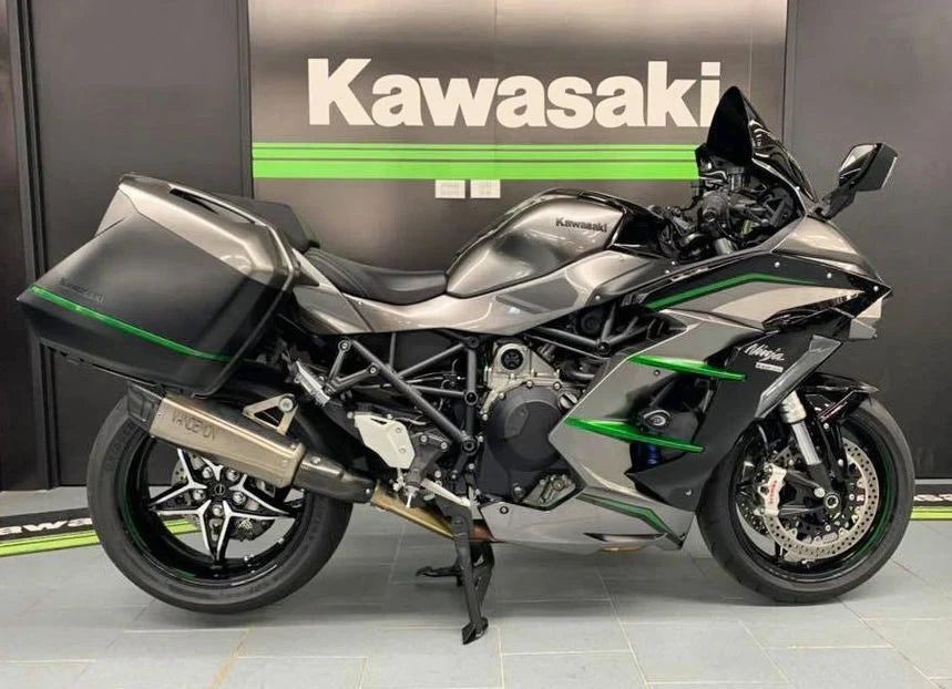 Vandemon Titanium Slip-On Muffler Kawasaki H2 SE SX  2018-26 KAWAH2SESXTITBRMUF6 VA-148