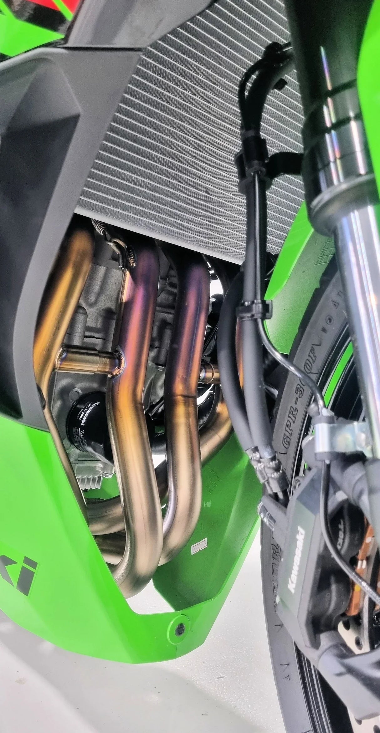 Vandemon Side Mount Titanium Race Exhaust System 2023-2025 ZX4R-ZX4RR KAWAZX25RTIEXHA VA-68