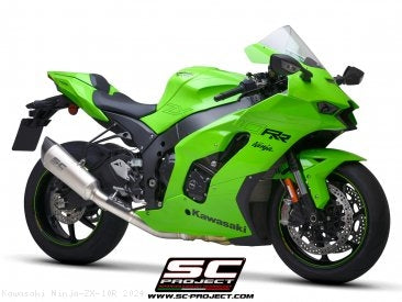 SC-Project Slip-on  Half System Exhaust Ninja ZX-10R / 2021-2025 Ninja ZX-10RR / 2021-2025 K38-DET91T