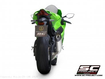 SC-Project Slip-on  Half System Exhaust Ninja ZX-10R / 2021-2025 Ninja ZX-10RR / 2021-2025 K38-DET91T