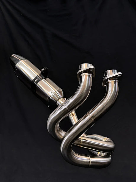 VANDEMON Kawasaki Ninja 650 / Z650 Vandemon Stainless Steel Exhaust System 2017-2026 KAWANJA650SSBREXA VA-134