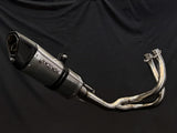 VANDEMON Kawasaki Z650 & Ninja 650 Vandemon Stainless Steel Exhaust System KAWANJA650SSBREXA VA-134
