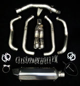 Vandemon  Kawasaki Z1000 & SX Vandemon Titanium Exhaust Single Titanium Muffler KAWAZ10TIEXHSYSB VA-53