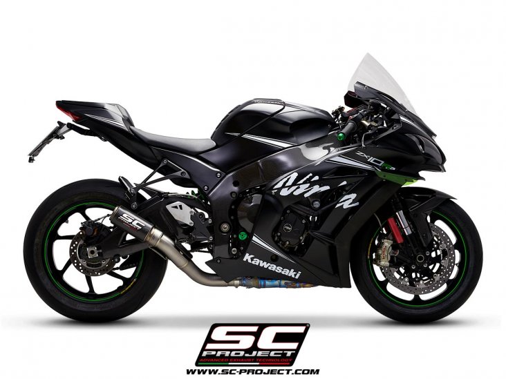IN STOCK SC-Project carbon slip on Ninja ZX-10R / 2016-2020 Ninja ZX-10RR / 2017-2020 K22-DET36C
