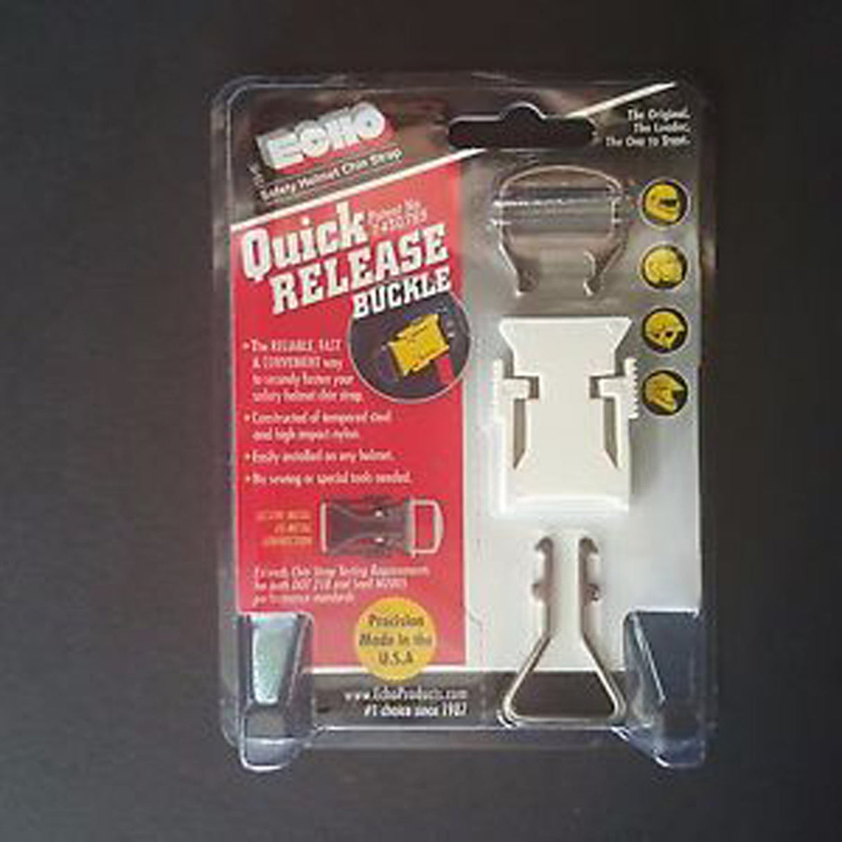Echo Echo Helmet Quick Release White 514003