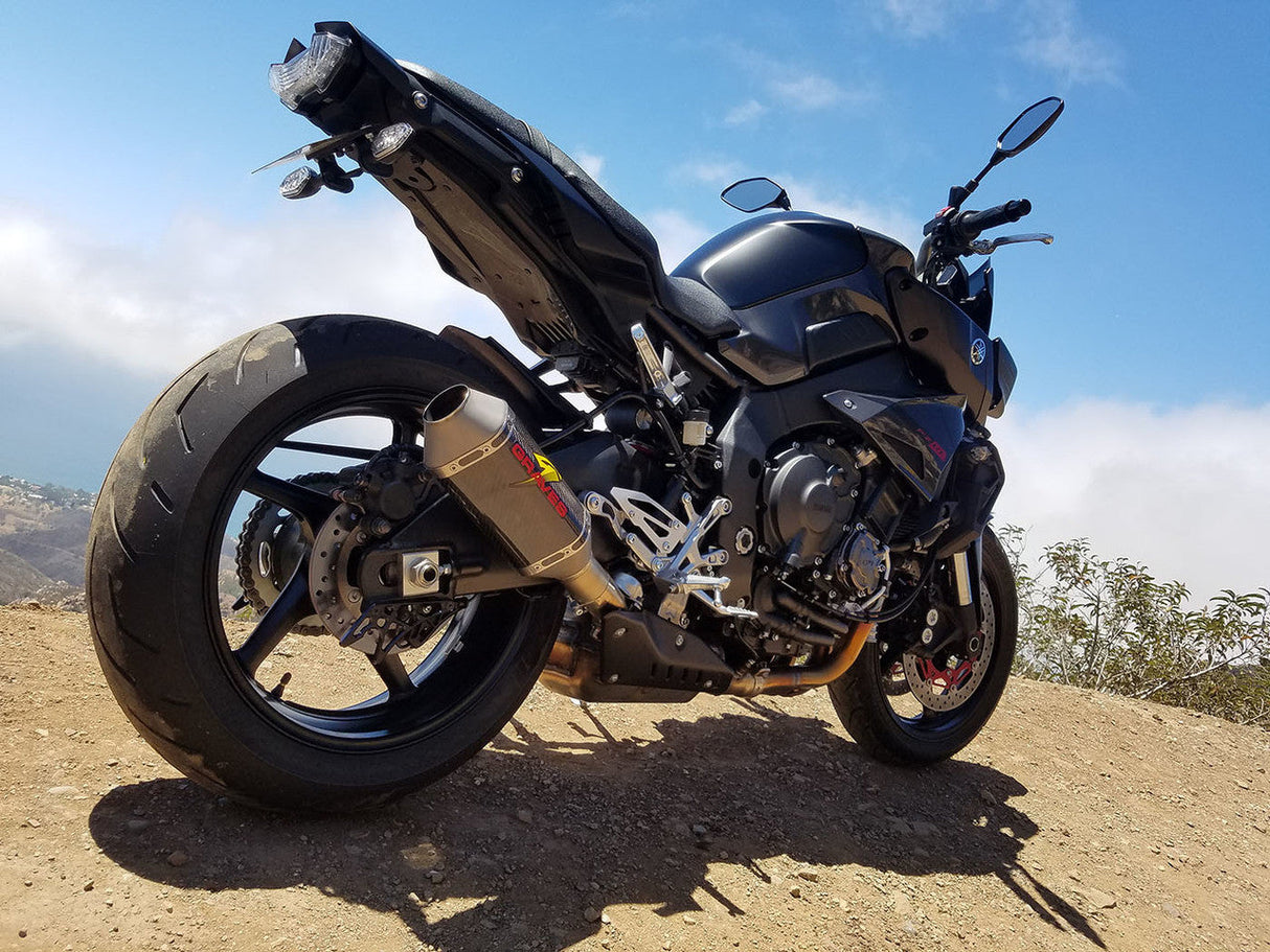 Graves Motorsports  Cat Back Slip-On Exhaust R1 / R1m / R1s 2015-2026 /Fz-10 2017-2018 / Mt-10 2018-2021 Exy-15r1-Cbtc