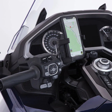 Goldstrike  Smartphone Holder, Black Left Side Mount For Gold Wing '18-Up Dct 58311
