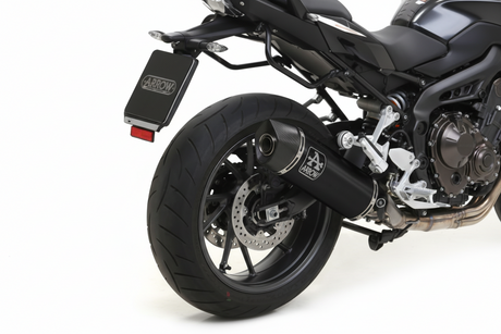 71925AKN  Arrow Maxi Race-Tech Slip-on Exhaust, Aluminum Dark for BMW R1250R/RS 19-20