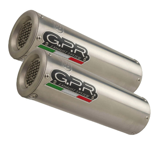 GPR Exhaust System Ducati 916 - SP - SPS - Racing - Senna 1994-1999, M3 Inox , Mid-full System Exhaust Including dual silencers, with Removable DB Killer  D.20.2.M3.INOX