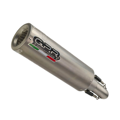 GPR Exhaust System Ducati Hypermotard 821 2013-2016, M3 Titanium Natural, Slip-on Exhaust Including Removable DB Killer and Link Pipe  D.111.1.M3.TN