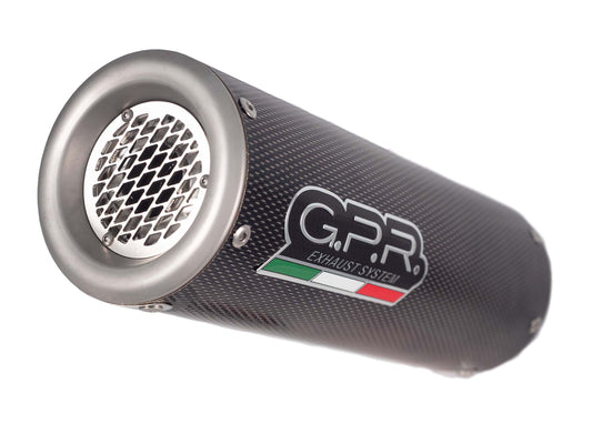 GPR Exhaust System Ducati Multistrada 950 V2 S 2021-2023, M3 Poppy , Slip-on Exhaust Including Removable DB Killer and Link Pipe  E5.D.139.M3.PP