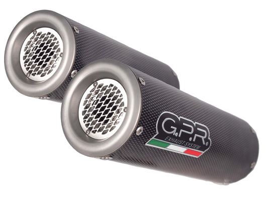 GPR Exhaust System Ducati 999 2002-2008, M3 Poppy , Dual slip-on Including Removable DB Killers and Link Pipes  D.58.M3.PP