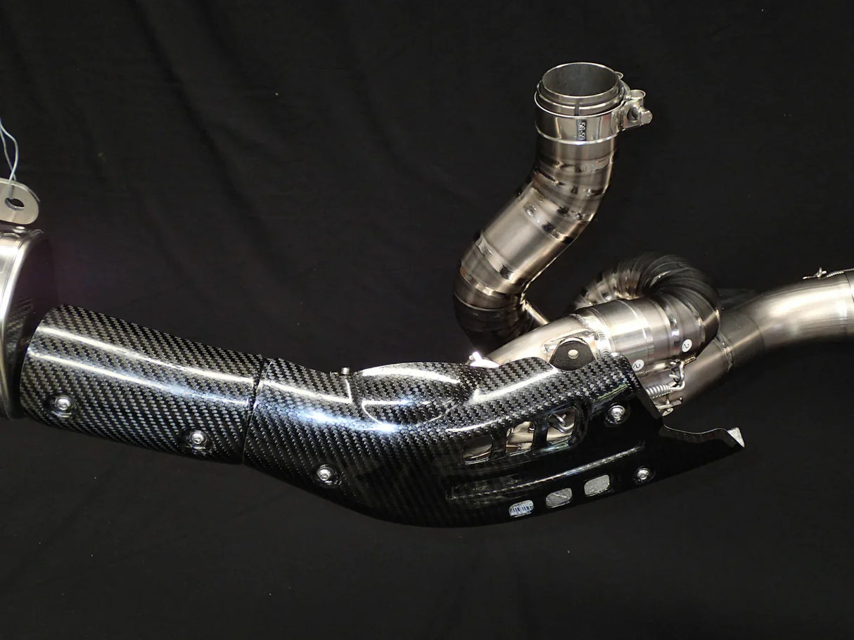 Vandemon Ducati Multistrada 1200-1260 Titanium Exhaust System None Valved 2015-2020  DUC126MTSTIEXHA VA-113