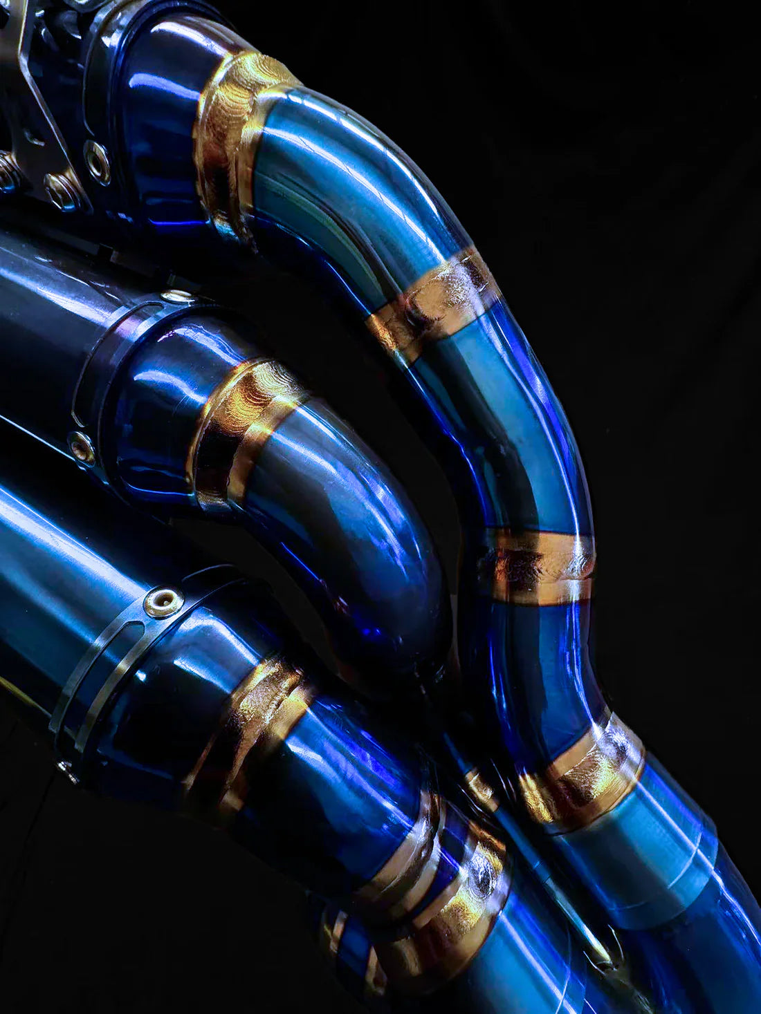 VANDEMON MV AGUSTA Brutale & Dragster 800 Titanium Slip-On Exhaust AGUSTAMV8DRGRTIMUFFB VA-138
