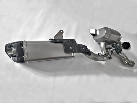 Vandemon Ducati Multistrada V4 Bimodal Stealth Titanium Slip-On Exhaust  DUCV4MTSTIMUFWVA VA-117