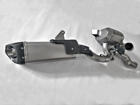 Vandemon Ducati Multistrada V4 Bimodal Stealth Titanium Slip-On Exhaust  DUCV4MTSTIMUFWVA VA-117