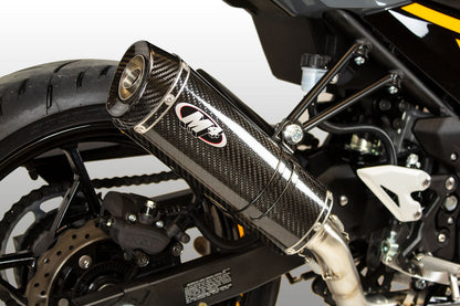 M4 Exhaust Full System X-96 Carbon Fiber Ninja 400 2018-2023  KA4024